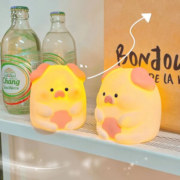 Mini lampe led tactile en forme d'animal pour bébé