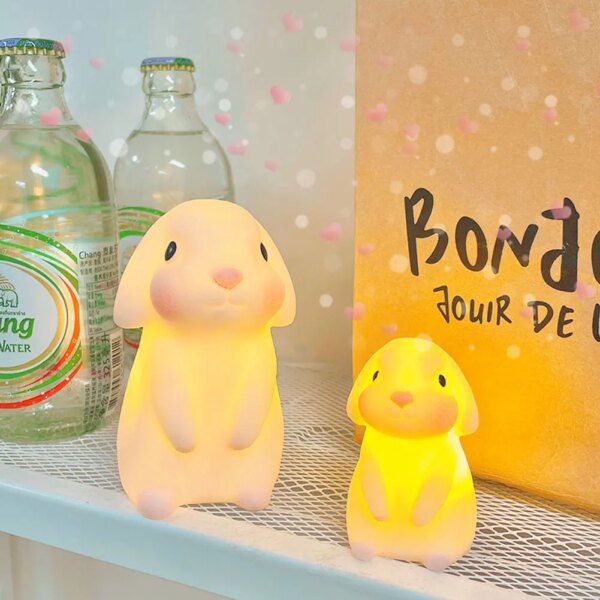 Mini lampe led tactile en forme d'animal pour bébé