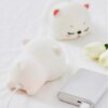 Lampe chat LED en Silicone avec télécommande