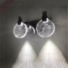 Applique murale LED Simple en cristal pour chambre à coucher, salon, lampe frontale pour miroir de salle de bain