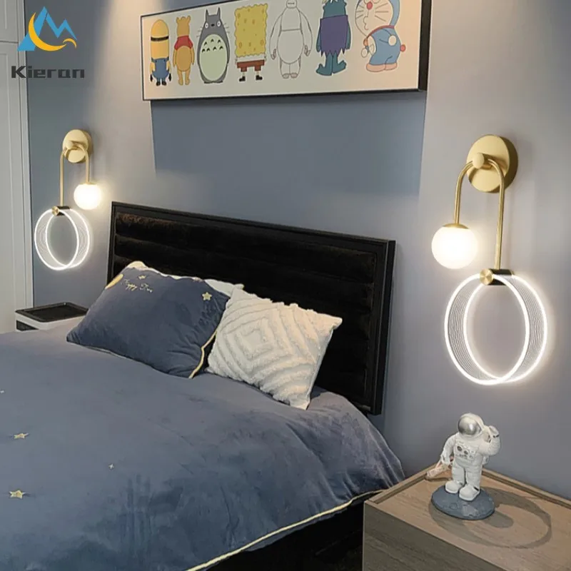 4340-586e82.jpg Applique murale LED en fer, design moderne et simpliste