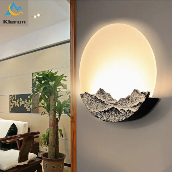 4344-cf067b.jpg Applique murale Led en forme de lune, design moderne et simpliste, luminaire décoratif d'intérieur