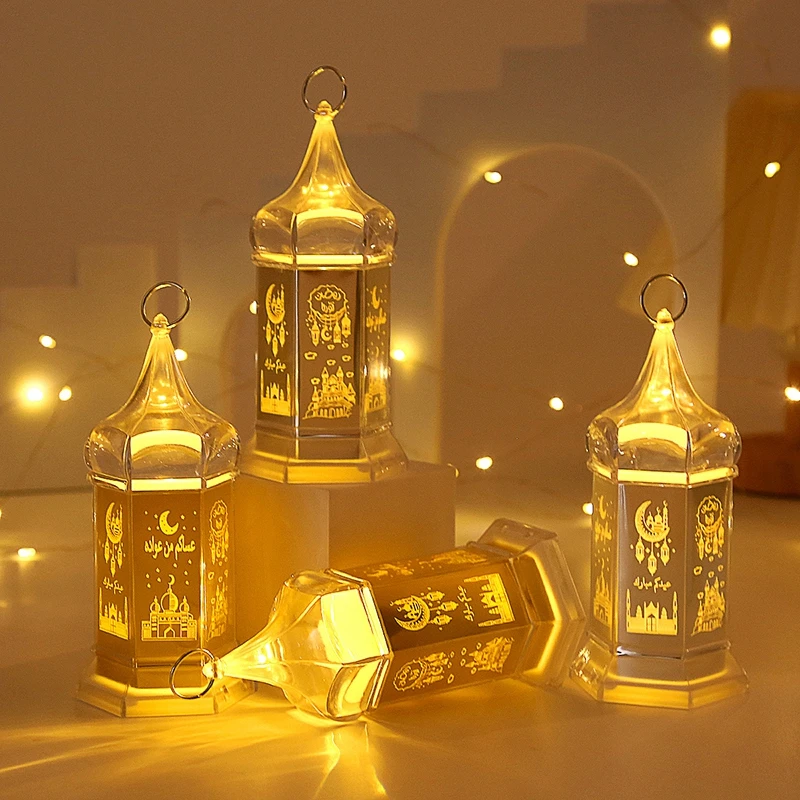 décoration Ramadan — Lampe Ramadan , veilleuse Eid Mubarak, ornement de bureau musulman de pâques