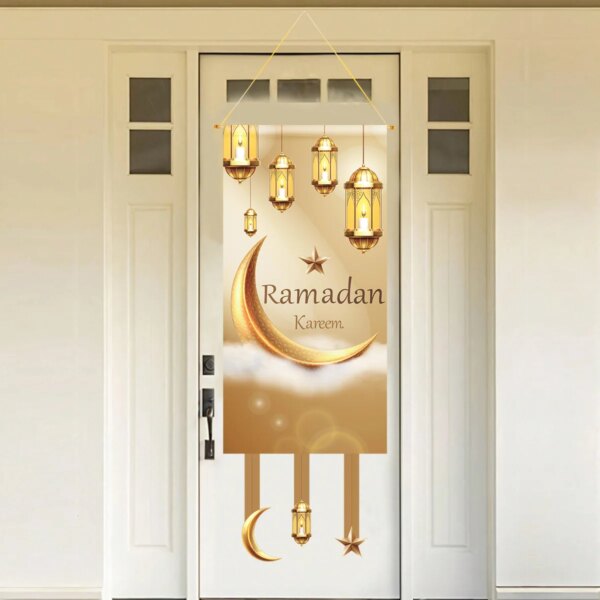 44039-3f4193.jpg Décoration du Ramadan, drapeau suspendu, décor Eid Mubarak pour la maison