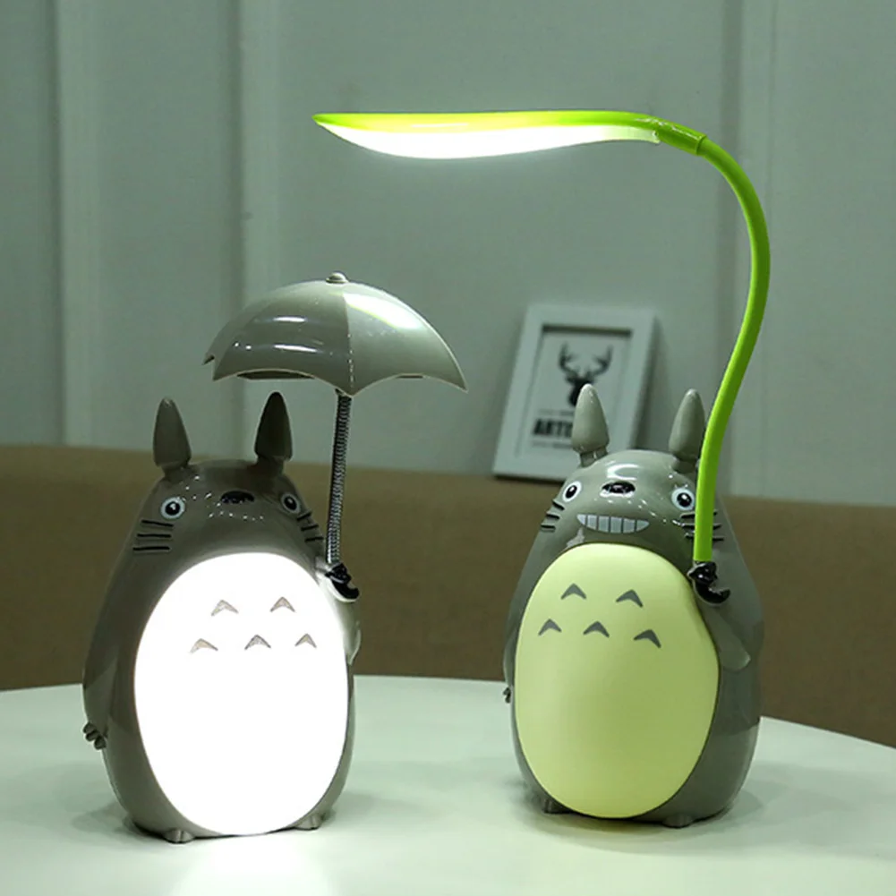 Lampe LED Totoro à l'effigie des personnages de dessins animés