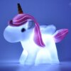 4496-144794.jpg Veilleuse licorne LED à piles, Mini lampe d'alimentation pour chambre à coucher