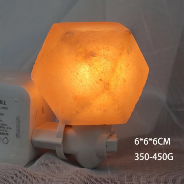 Applique murale en sel de l'himalaya naturel, luminaire décoratif d'intérieur