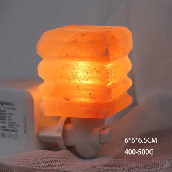 Applique murale en sel de l'himalaya naturel, luminaire décoratif d'intérieur