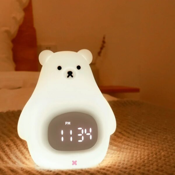 4627-1a2ac5.jpg Montre électronique en Silicone pour enfants, réveil à Led, veilleuse tactile, lampe de chevet, ours, pour bébés