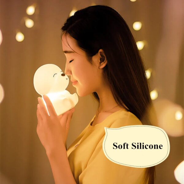Veilleuse LED en Silicone avec capteur tactile