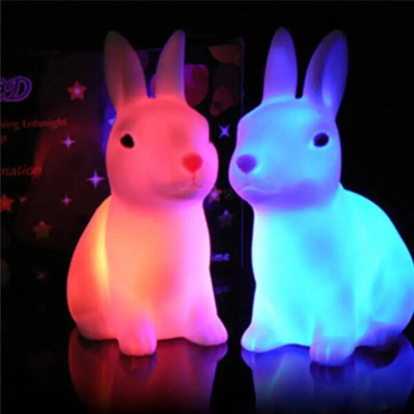 4632-7bd286.jpg Veilleuses lapin pour enfants colorées en forme