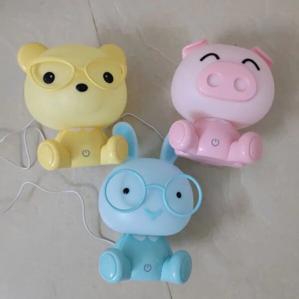 Lampe Lapin ou d'Ours LED en forme , Design de Dessin Animé