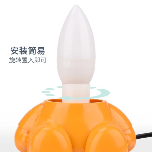 4886-8884cf.jpg Lampe lapin et d'un ours rose, design de dessin animé