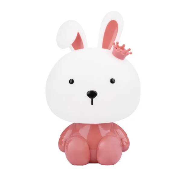4886-9fcbca.jpg Lampe lapin et d'un ours rose, design de dessin animé