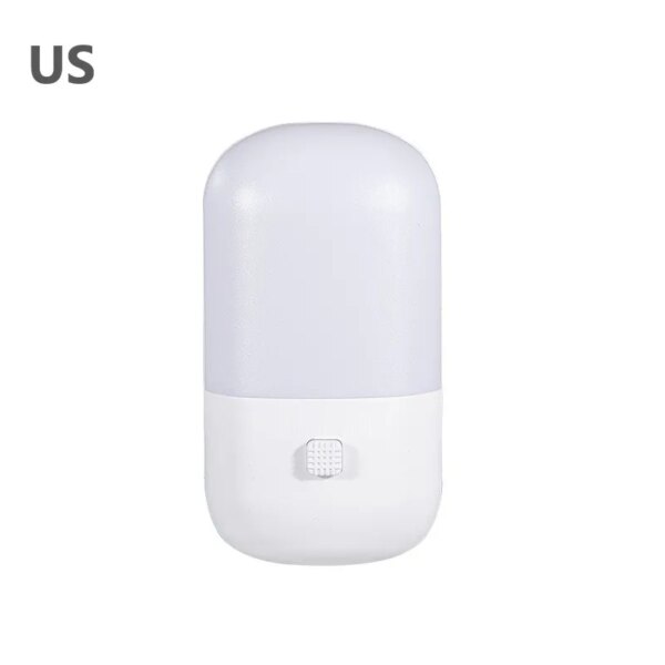 veilleuse prise lampe LED avec interrupteur EU/US, économie d'énergie