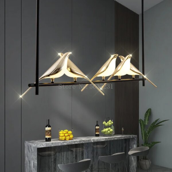 Plafonnier LED suspendu à 360 °, design moderne