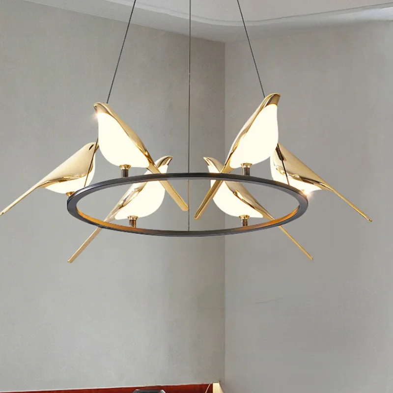Plafonnier LED suspendu à 360 °, design moderne