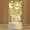 Lampe de Nuit Acrylique 3D pour Garçon et Fille, Veilleuse Décorative de Bureau