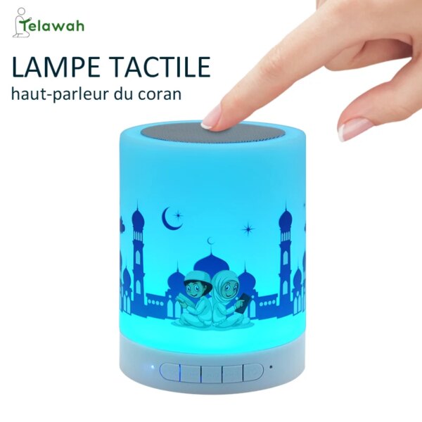 5409-f6d8e8.jpg veilleuse coran Bluetooth Haut-Parleur Musulman LED Veilleuse Multi Couleur