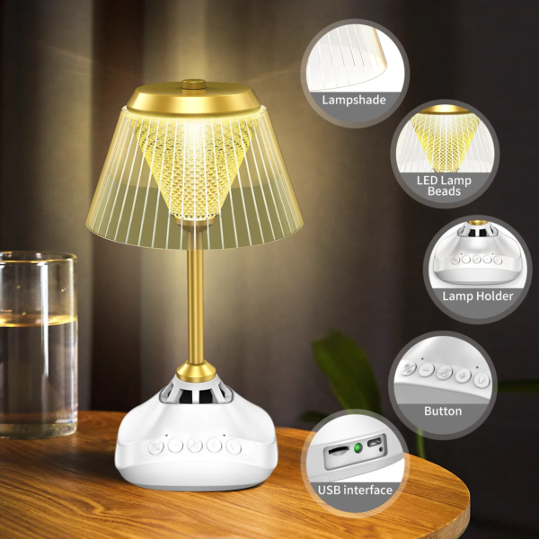 5444-2a734c.png lampe coran de Table musulmane islamique avec haut-parleur