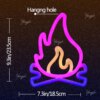 néon brillante Manette de jeu LED , signe de feu, lune, étoile, lampe de modélisation