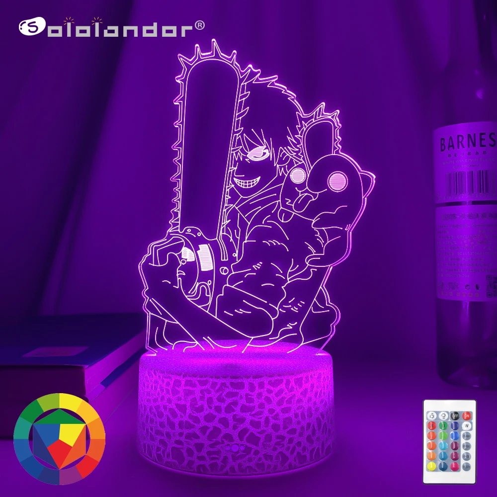 veilleuse enfant — lampe 3d , Tronçonneuse Led pour homme, pour chambre à coucher