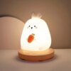 Lampe lapin ou de Panda en Silicone, Rechargeable par USB