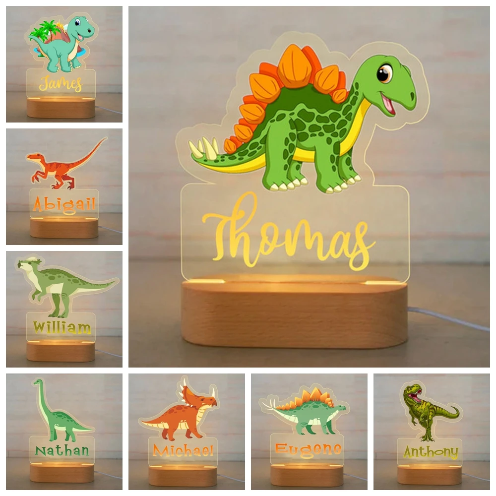 5947-0eccad.jpg Lampe dinosaure/tortue, en acrylique, design de dessin animé