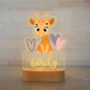 Lampe Lion, renard, tortue, ours, girafe, nom Animal
