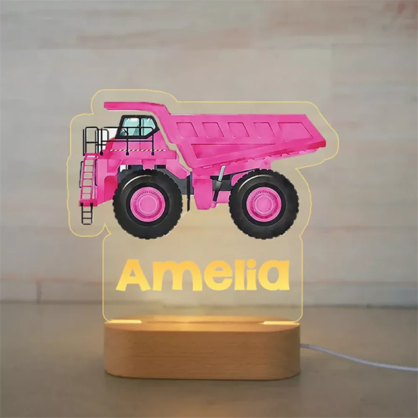 lampe personnalisée prénom LED USB personnalisée en acrylique, éléphant, Lion ,luminaire décoratif d'intérieur