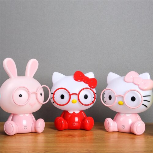 6310-179fb5.jpg Veilleuse chat et de lapin, design de dessin animé, Interface USB