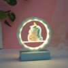Lampe licorne pour enfants, design de dessin animé
