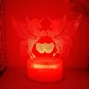 lampe 3d avec licorne, cheval, Rechargeable, lampe pour la saint-valentin