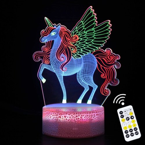 6442-40f0fa.jpg Lampe 3D en forme de licorne avec télécommande tactile