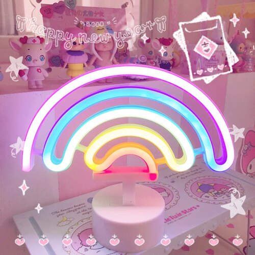 6472-bb9b8f.jpg Lampe licorne arc-en-ciel, veilleuse chaude pour chambre à coucher de fille