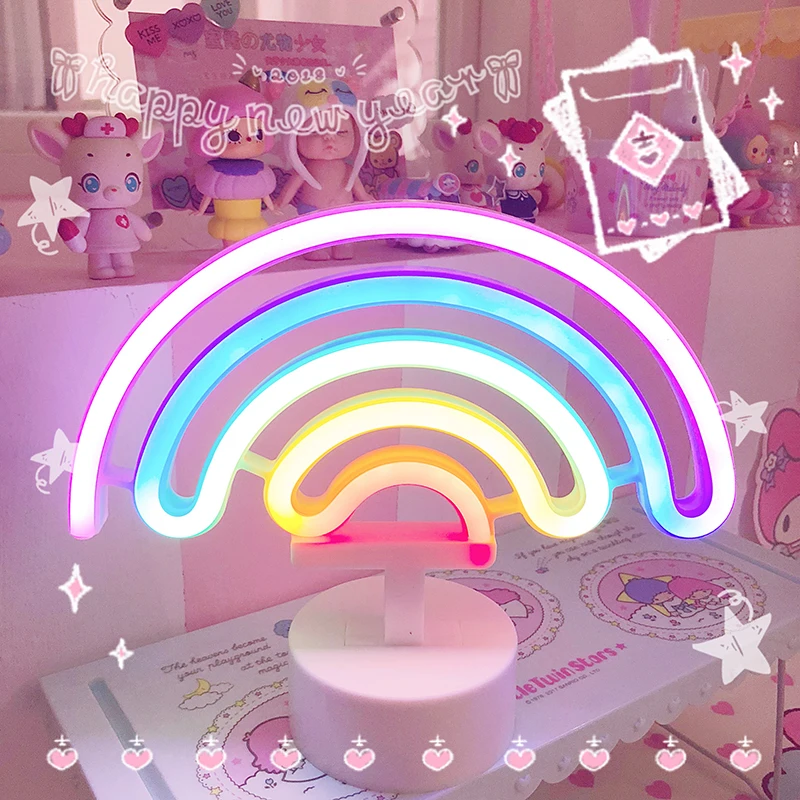 Lampe licorne veilleuse adulte — Lampe licorne arc-en-ciel, veilleuse chaude pour chambre à coucher de fille | belleveilleuse.fr