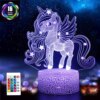 lampe 3d d'illusion LED 3D avec télécommande, 16 couleurs changeantes