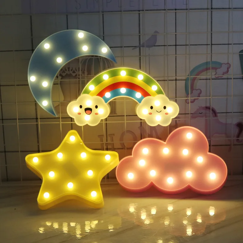 6504-d6cc4b.jpg Lampe arc en ciel en forme d'étoile, de flamand rose