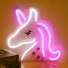 6540-18625a.jpg neon banane en forme de licorne, décoration murale rose