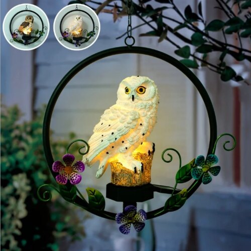 6990-29ad45.jpg Lampe solaire Led suspendue en forme de hibou