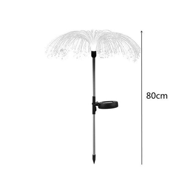 Lampe solaire en forme de méduse, imperméable