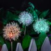 Lampe solaire Led en forme de fleur de pissenlit