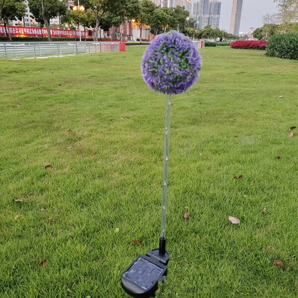 Lampe solaire Led en forme de fleur de pissenlit