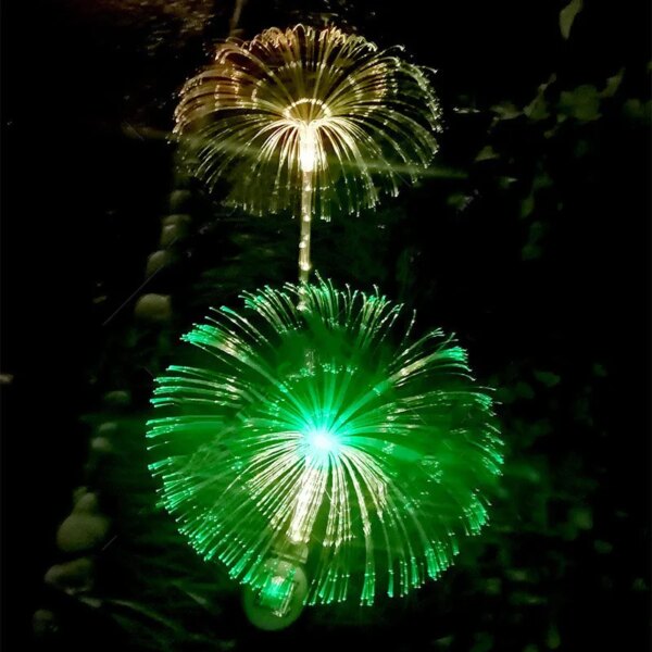 Lampe solaire imperméable en forme de méduse