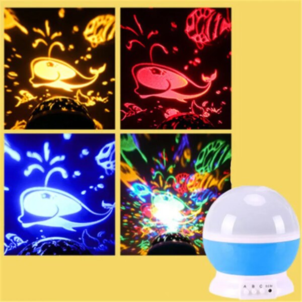 Veilleuse projecteur étoile : transformez le plafond en ciel coloré
