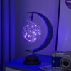 veilleuse coranique lune Led en métal avec boule lumineuse Takraw