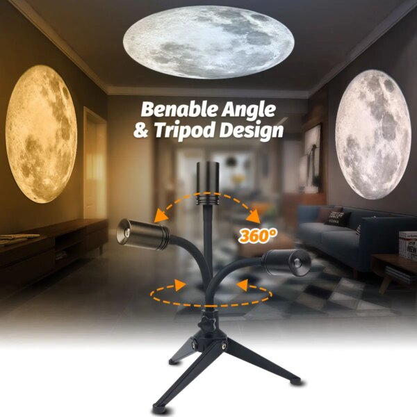 veilleuse Projecteur USB de Projection de planète et de lune
