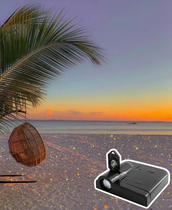 veilleuse Projection aurore, lune, galaxie, lumière de fond créative