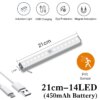 Veilleuse à détecteur de mouvement USB LED sans fil sous-meuble pour armoire de cuisine, chambre à coucher
