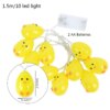 8414-6b2c2b.jpg guirlande lumineuse LED — Guirlande lumineuse de pâques, 1.5M, 10 led, œufs de poulet, à piles, féerique, décoration